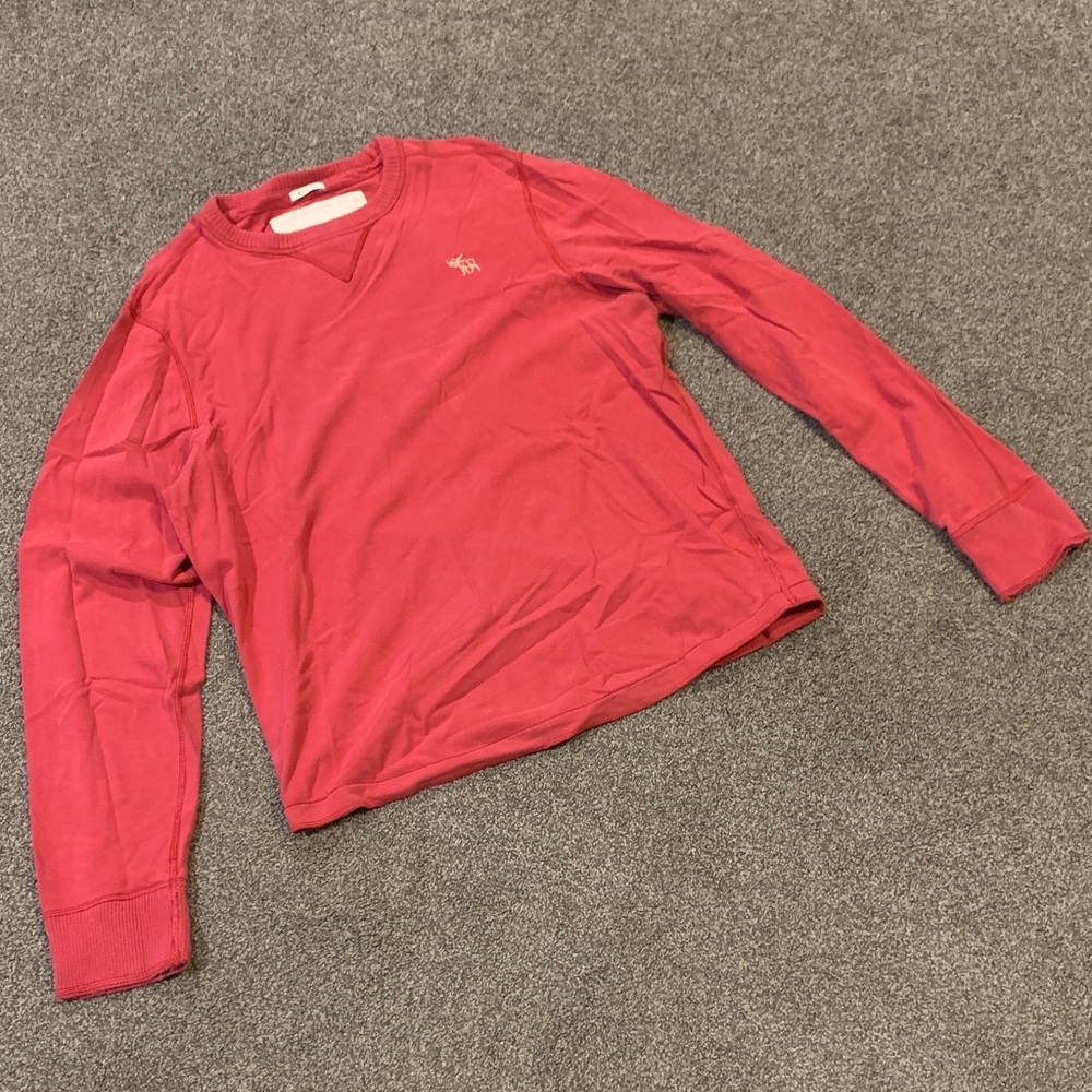 Abercrombie & Fitch Red Muscle Shirt
